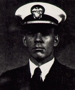 A young Jeffery Lay in an early Navy portrait